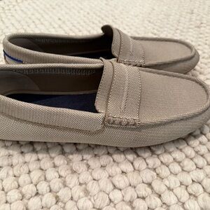 Rothy's Men's Slip-On Loafers in Light Taupe